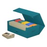Deck Box - Card Case - Arkhive 800+ - XenoSkin - Petrol Blue