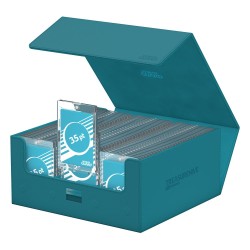 Boîte pour cartes - Treasurehive 90+ - XenoSkin - Bleu Pétrole