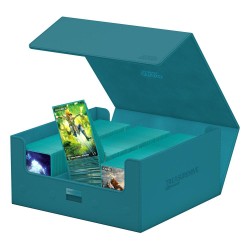 Boîte pour cartes - Treasurehive 90+ - XenoSkin - Bleu Pétrole