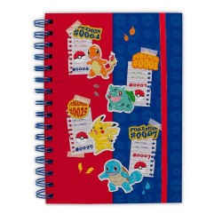 Notebook - Pokemon - Starters & Pikachu