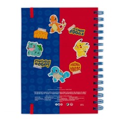 Notebook - Pokemon - Starters & Pikachu