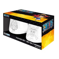 Glass - Set of 2 - One Piece - Ace & Luffy