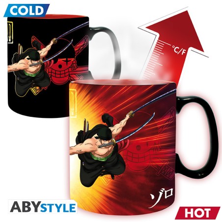 Mug - Thermo-réactif - One Piece - Zoro & Sanji