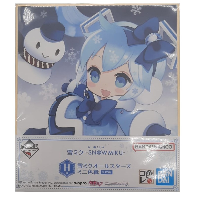 Poster - Ichibansho - Vocaloïd - Shikishi Mini - Snow Miku - Hatsune Miku