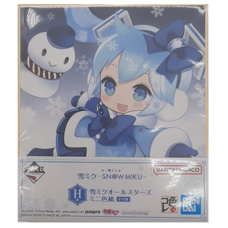 Poster - Ichibansho - Vocaloïd - Shikishi Mini - Snow Miku - Hatsune Miku