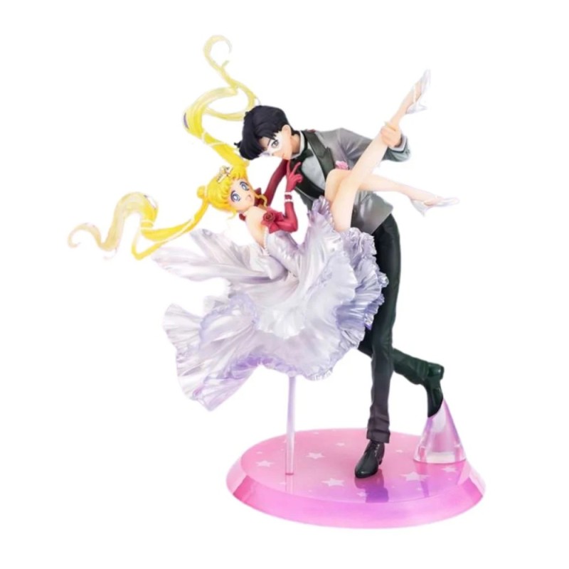 Réplique - Figuart Zéro - Sailor Moon - Usagi & Tuxedo "Moonlight Glow Version" - Chouette Collectors Shop