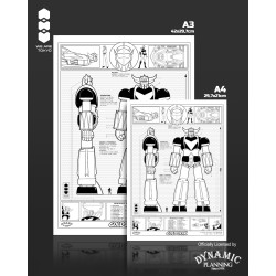 Poster - UFO Robot Grendizer - Robot - "Print UV" - A4 - Grendizer