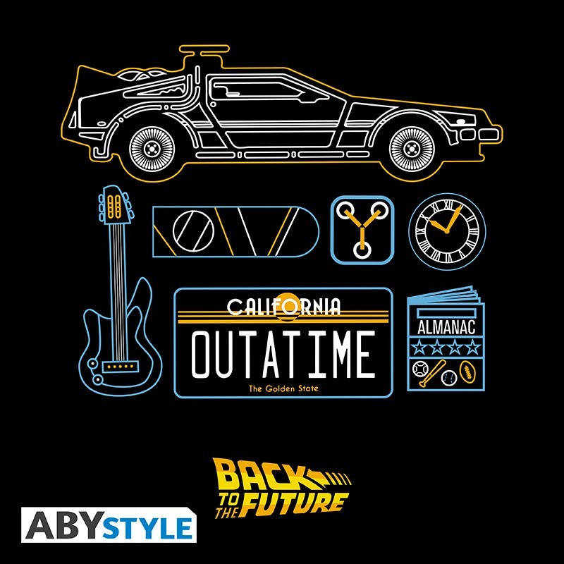 T-shirt - Back to the Future - Delorean