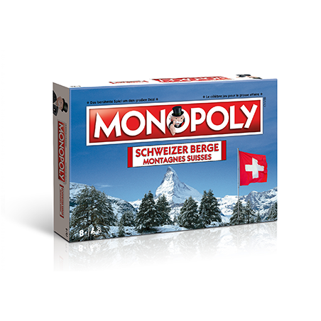 Monopoly - Gestion - Classique - Suisse - Schweizer Berge / Montagnes Suisse (De/Fr)