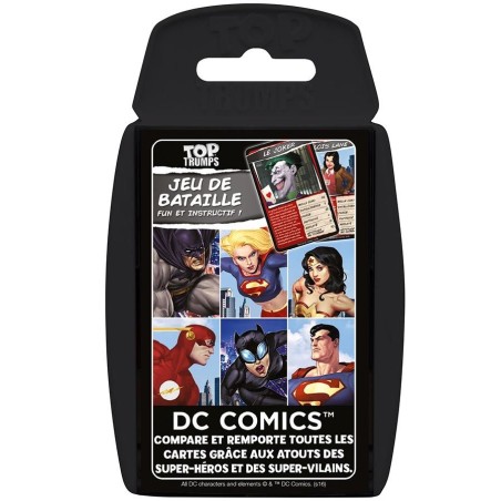 Bataille - Hasard - Pour enfants - Cartes - DC Comics - Top Trump