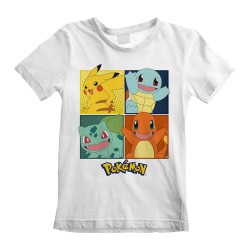 T-shirt - Pokemon - Squares - 5 - 6 years