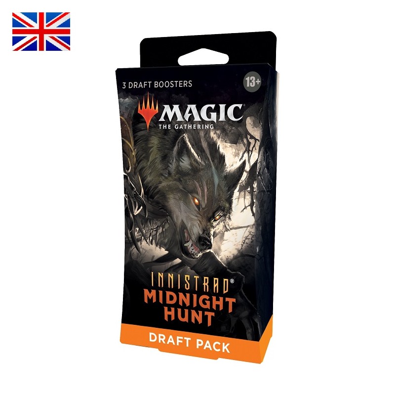 Trading Cards - Draft 3 Boosters Pack - Magic The Gathering - Midnight Hunt - Draft Booster 3 pack