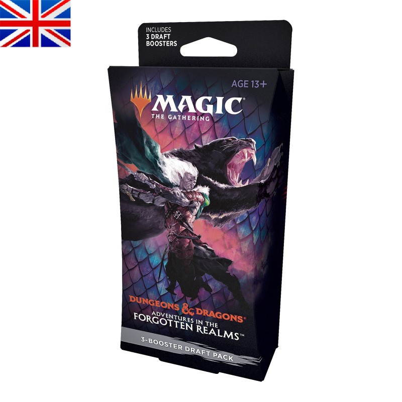 Cartes (JCC) - Pack de 3 Boosters de Draft - Magic The Gathering - Forgotten Realms - Draft Booster 3pck