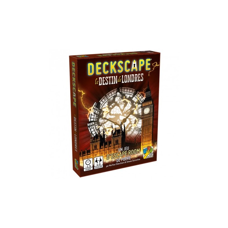 Escape Game - Cooperative - Cards - Puzzle - Deckscape - London destiny