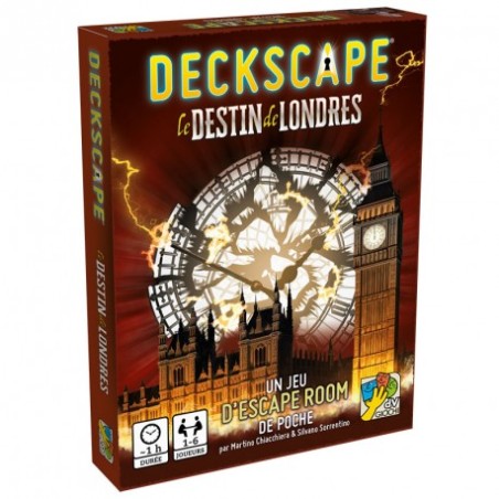 Escape Game - Cooperative - Cards - Puzzle - Deckscape - London destiny