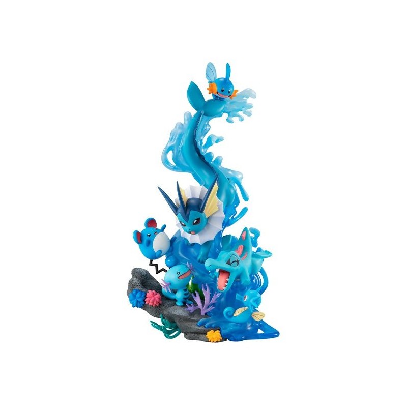 Figurine Statique - Pokemon - Type Eau "Dive to Blue"
