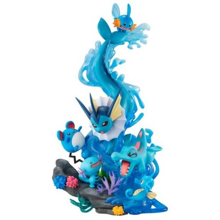 Figurine Statique - Pokemon - Type Eau "Dive to Blue"