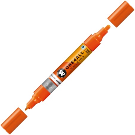 Marqueur pour maquettes - Accessoires maquettes - Acrylic Twin Orange DARE
