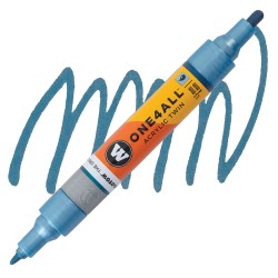 Marqueur pour maquettes - Accessoires maquettes - Acrylic Twin Métalli-Bleu