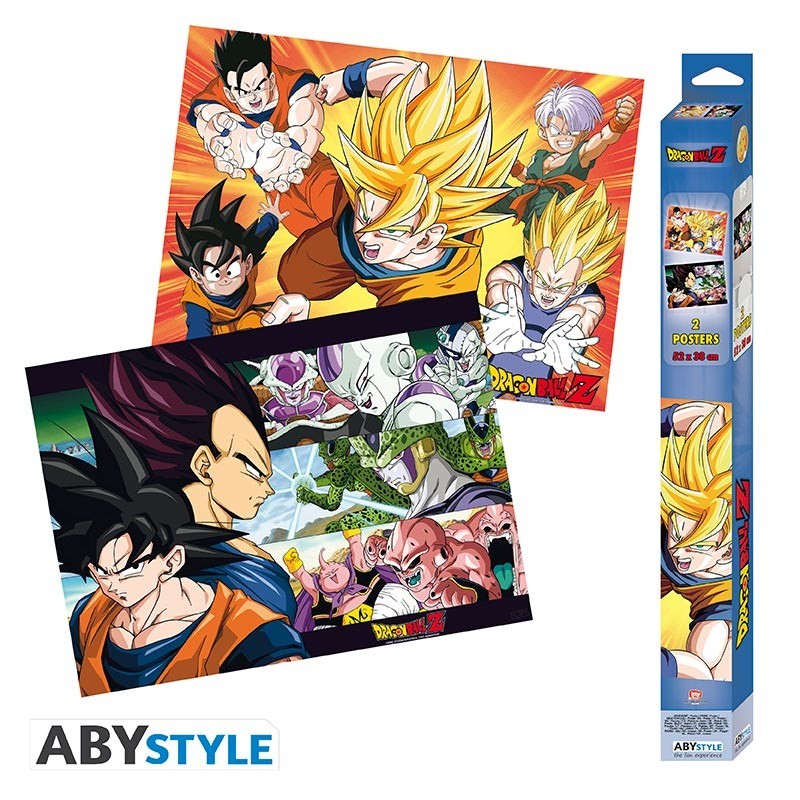 Poster - Pack de 2 - Dragon Ball - Saiyans