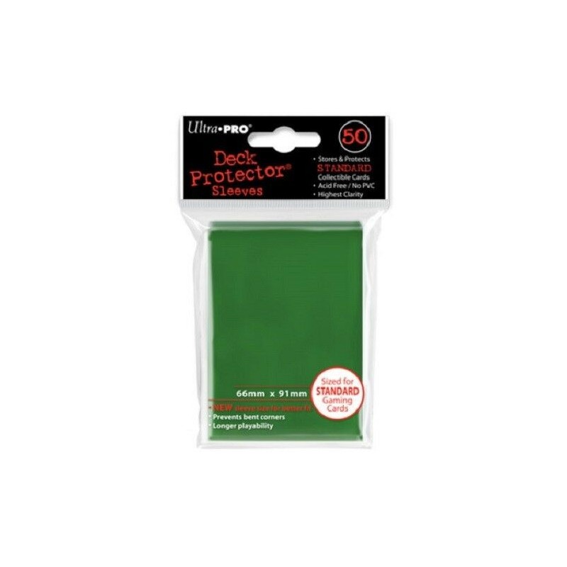 Protège-cartes - 50 pcs - Vert