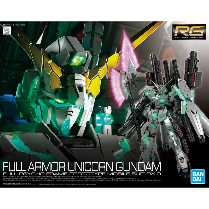 Model - Real Grade - Gundam - Full Armor Unicorn