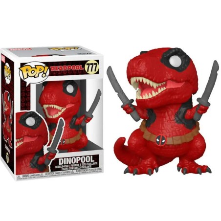 POP - POP Marvel - Deadpool - 777 - Dinopool