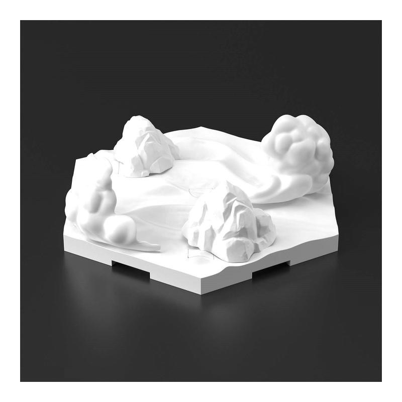 Model accessories - Action Base - Gundam - Customize Scene Base (Snowfield Ver.)