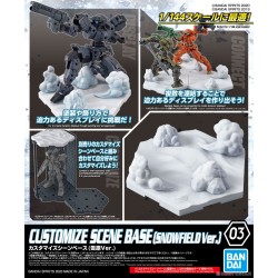 Model accessories - Action Base - Gundam - Customize Scene Base (Snowfield Ver.)