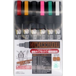 Marqueur pour maquettes - Accessoires maquettes - Gundam - Ultra Fine Set 1
