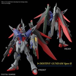 Model - High Grade - Gundam - Destiny Spec II & Zeus Sillouette