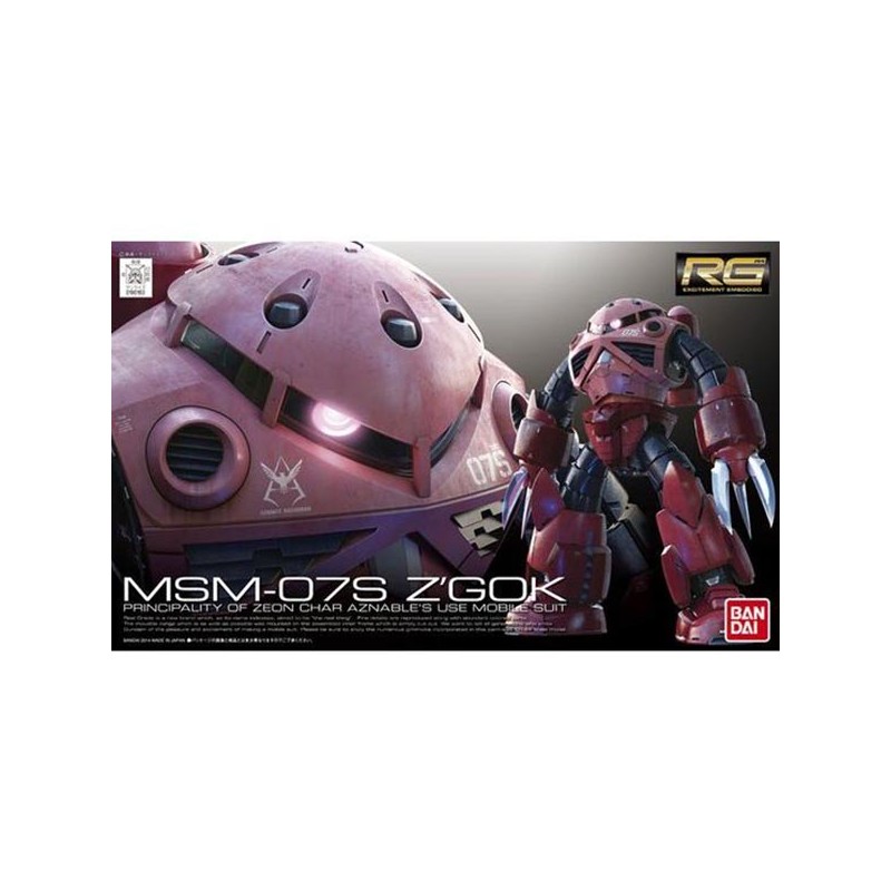 Maquette - Real Grade - Gundam - Z'Gok Char Custom