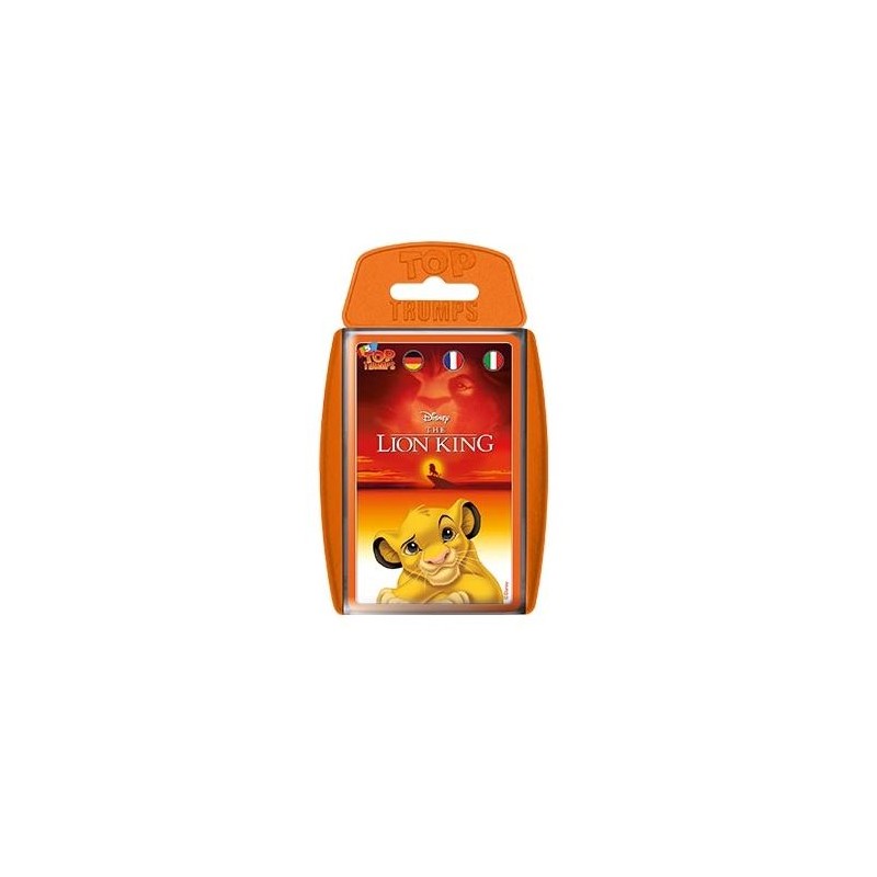 Bataille - Hasard - Pour enfants - Cartes - Le Roi Lion - Top Trump