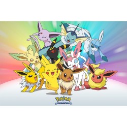 Poster - Rolled and shrink-wrapped - Pokemon - Evolution - Eevee