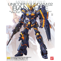 Maquette - Master Grade - Gundam - Unicorn Gundam 02 Banshee Ver. KA