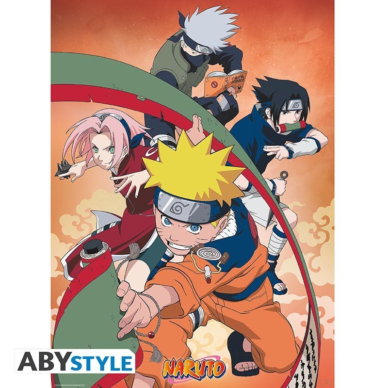 Poster - Flat - Naruto - Group