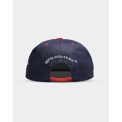 Casquette - Snap Back - Pokemon - Pokeball - Denim