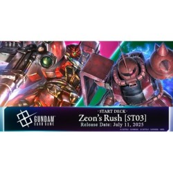 Cartes (JCC) - Deck - Gundam - ST03A - Zéon's Rush