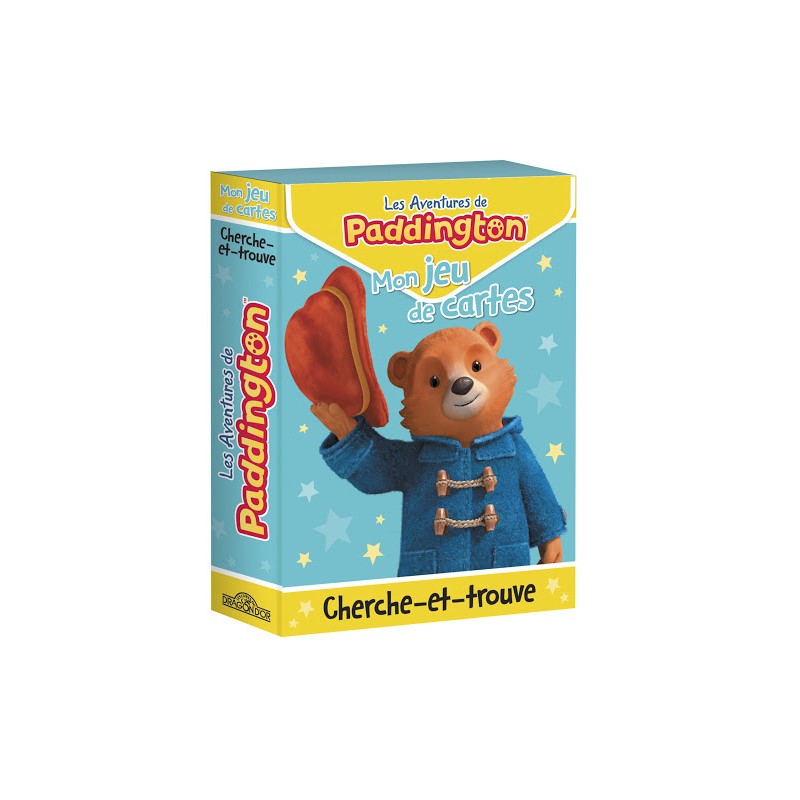 Jeu de cartes - Classique - Pour enfants - Paddington - Mon jeu de cartes cherche et trouve