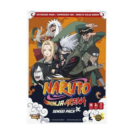 Jeu de plateau - Dés - Extension - Rapidité - Naruto - Ninja Arena - Sensei Pack
