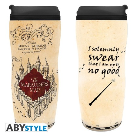 Travel Mug - Anti-slip - Harry Potter - Marauder's Map