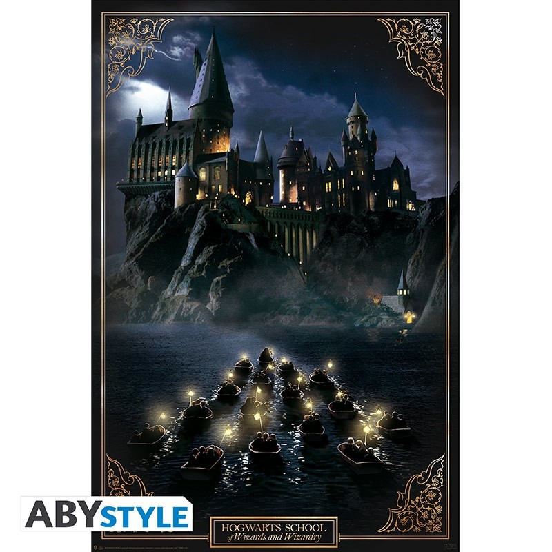 Poster - Roulé et filmé - Harry Potter - Poudlard