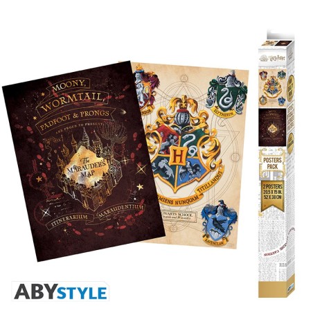 Poster - Pack de 2 - Harry Potter - Blason & Maraudeurs